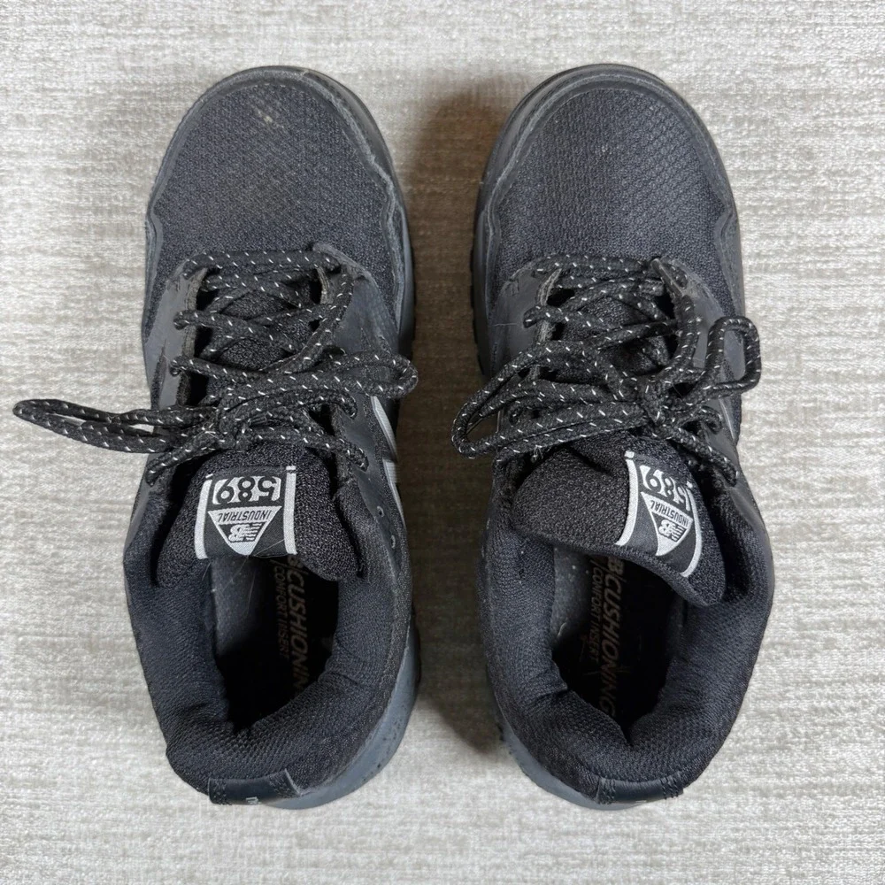 New Balance 589 Industrial Mens 7.5 Black Composite Toe Slip Resistant Work Shoe
